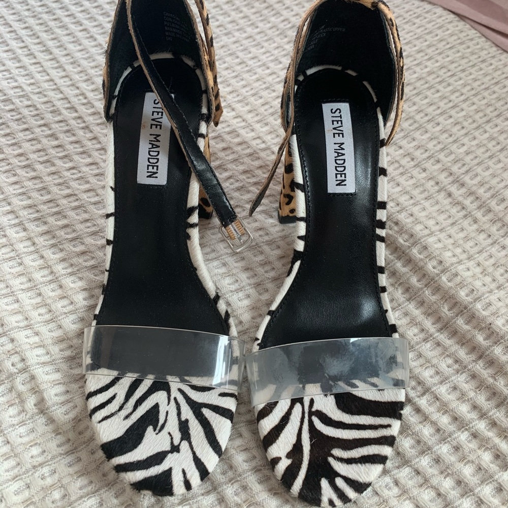 Animal Print Sandal Heels